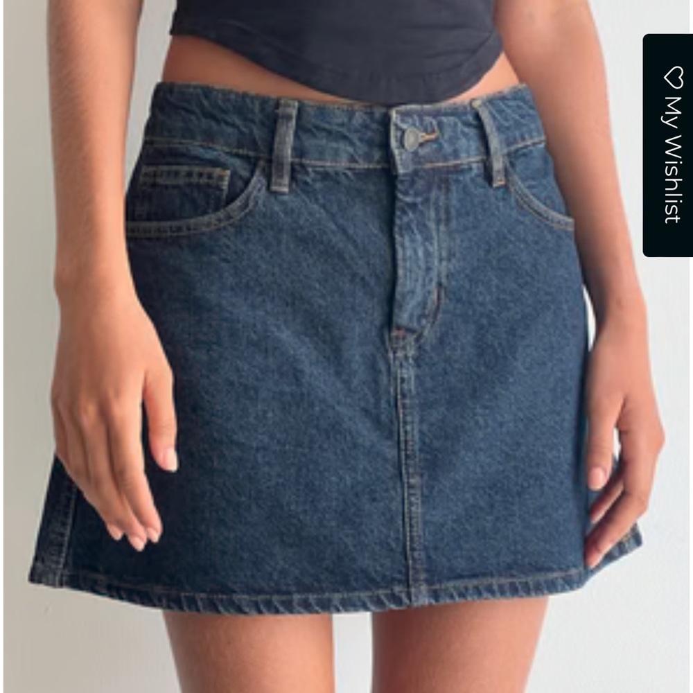 Motel rocks size small denim skirt